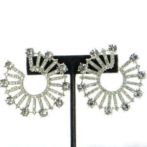 Oscar De La Renta Larger Sunburst Earrings